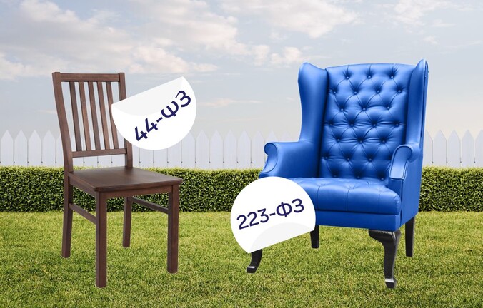 Чем отличается 44‑ФЗ от 223‑ФЗ