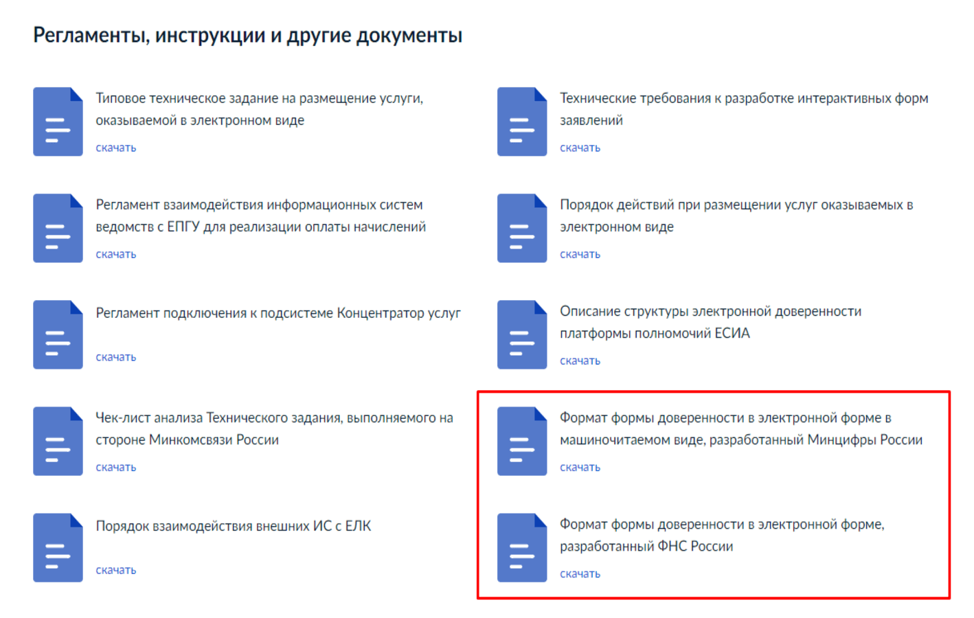 Форматы для подготовки XML-файла