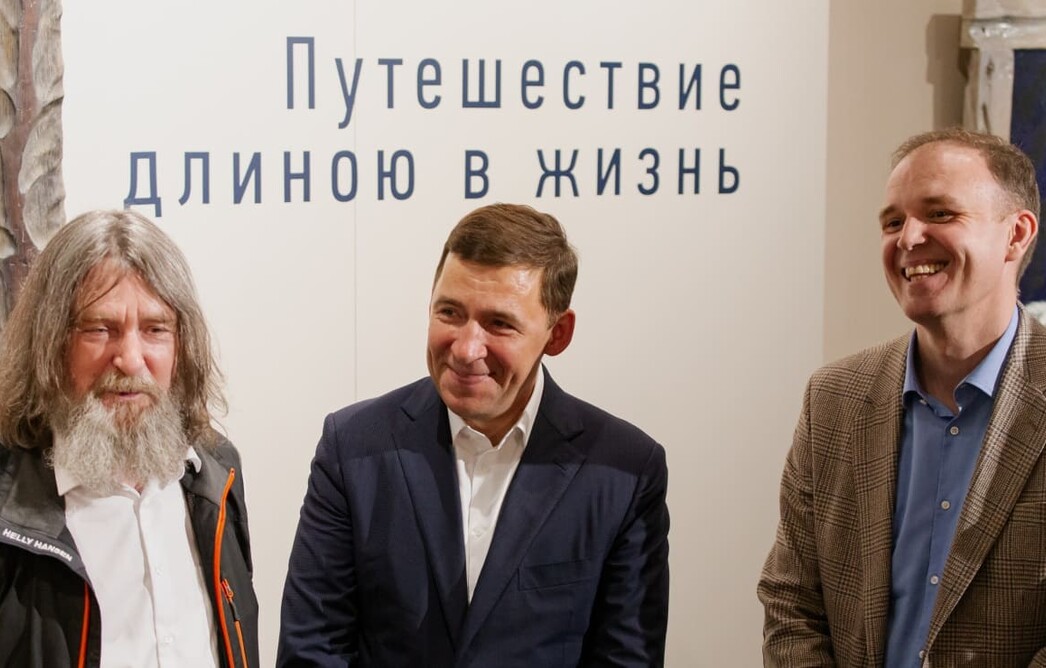 Федор Конюхов провел экскурсию по своей выставке «Путешествие длиною в жизнь»