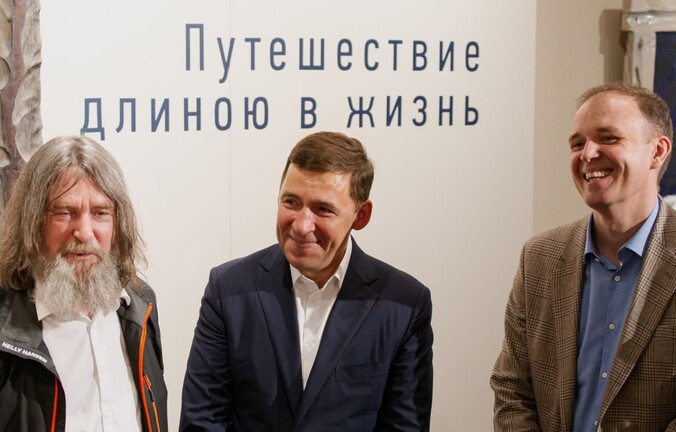 Федор Конюхов провел экскурсию по своей выставке «Путешествие длиною в жизнь»