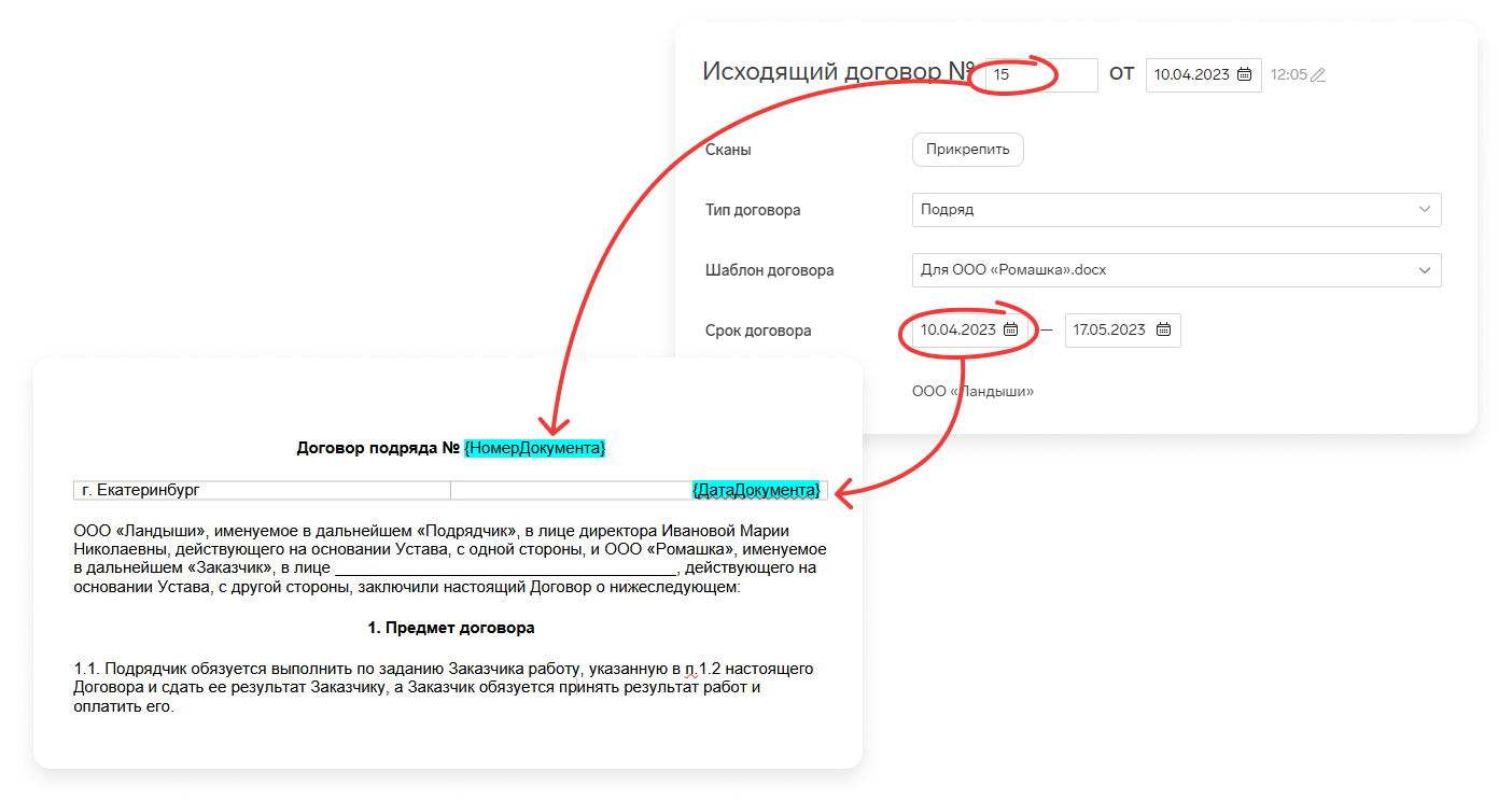 Шаблоны документов — Бухгалтерия — Справка по продуктам Контура