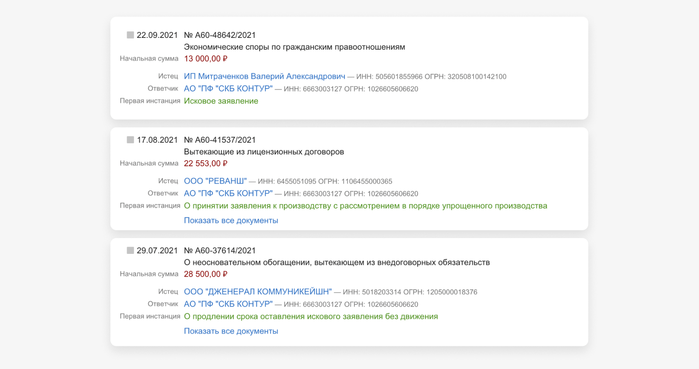 Как проверка арбитражных дел в Фокусе поможет избежать рисков  сотрудничества — Контур.Фокус