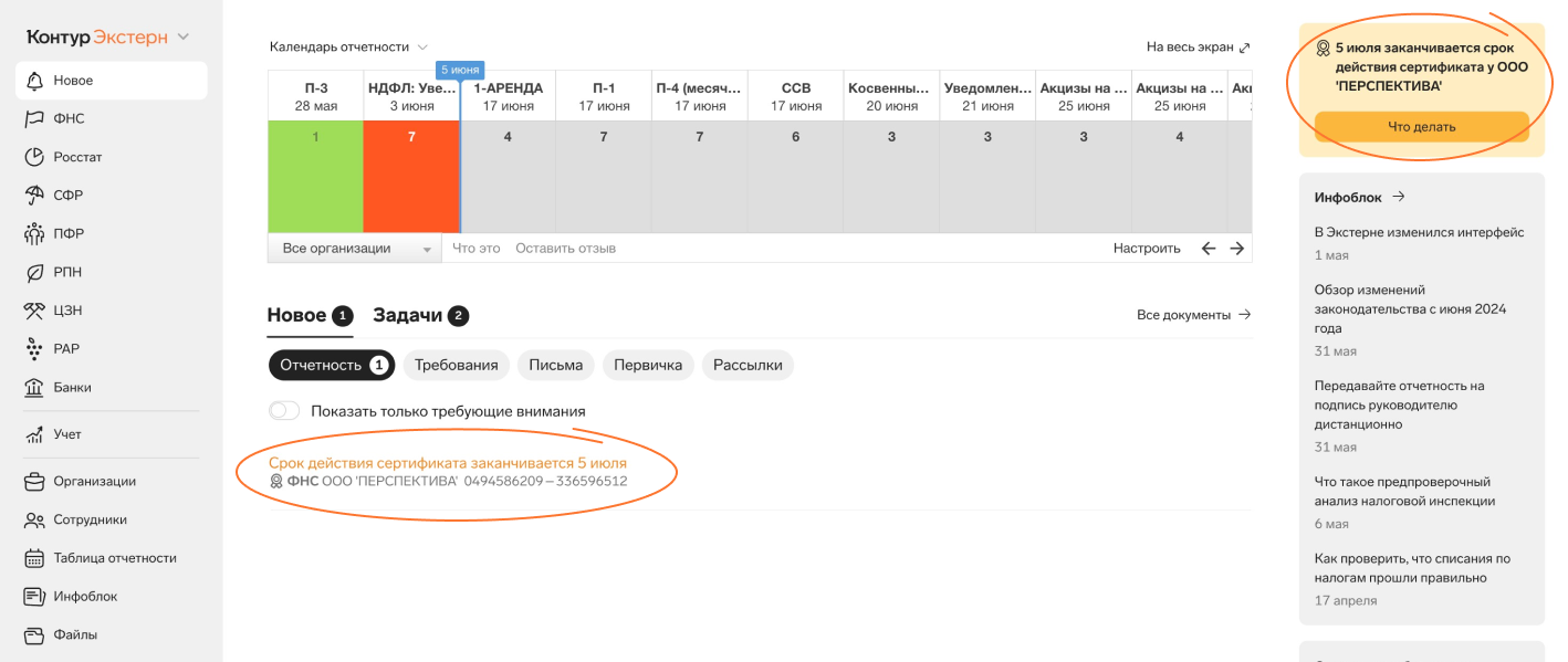 Как не пропустить смену сертификата в Экстерне: советы экспертов — Контур .Экстерн