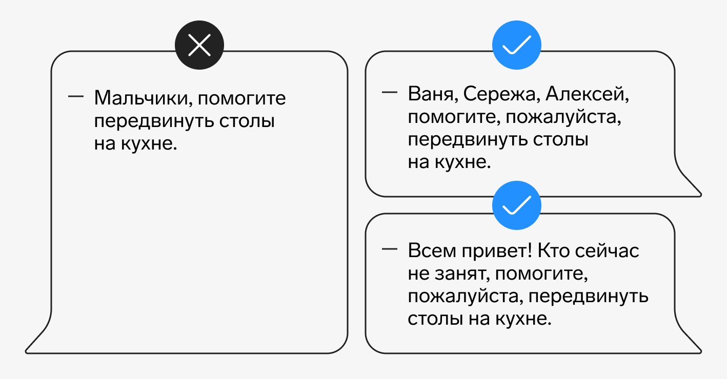 Обращение к коллегам: как правильно назвать коллег по работе, как  обратиться к женщинам и мужчинам — Контур.Толк