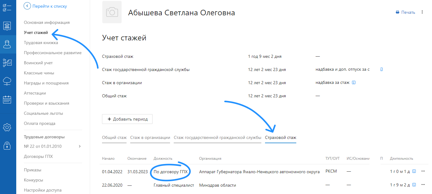 Договор ГПХ — Гособлако — Справка по продуктам Контура